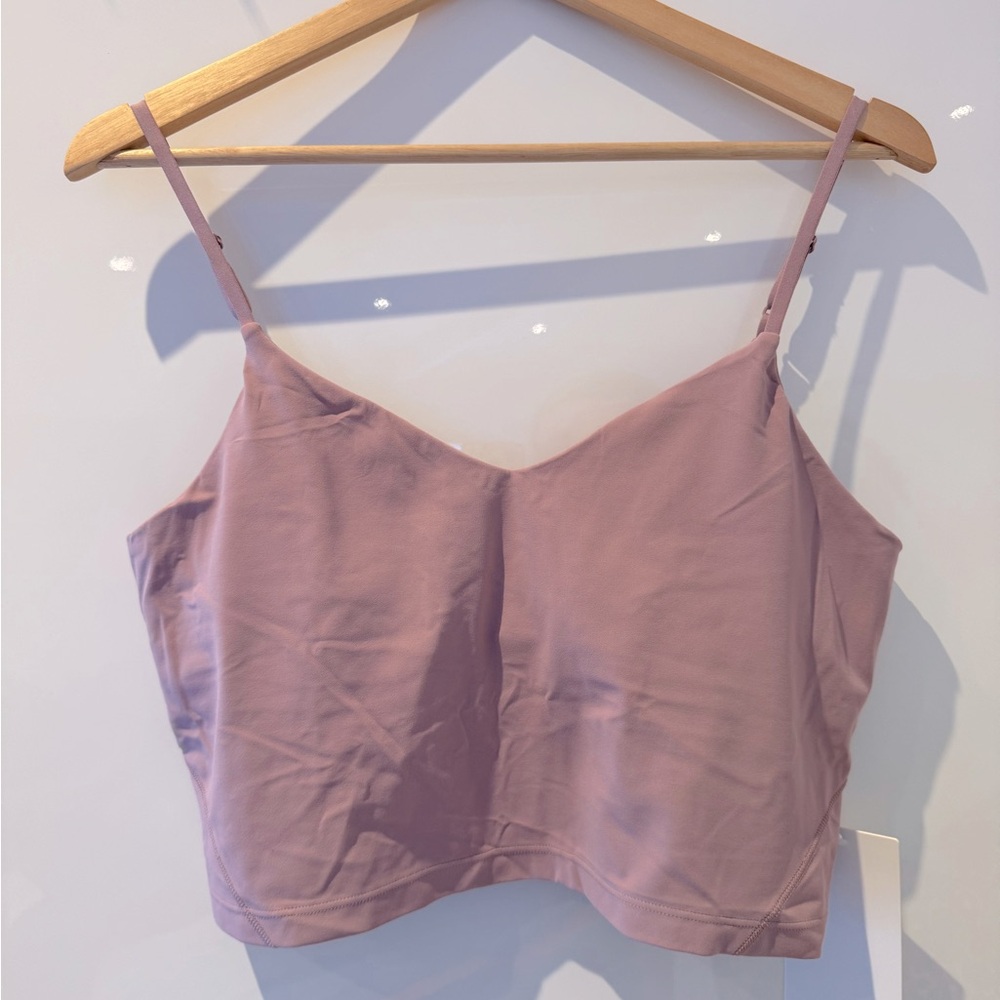 Lululemon Align Cropped Cami Tank Top
Light Support, A/B Cup, Rose Blush Size 14